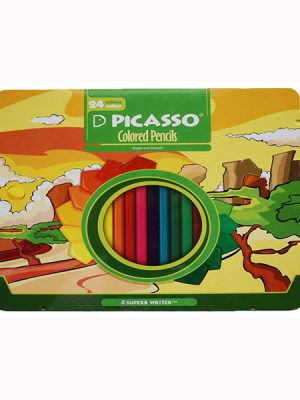 مداد رنگی 24 رنگ پیکاسو فلزی