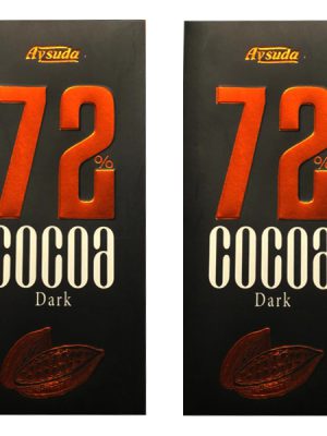 شکلات تلخ 72 درصد آی سودا - بسته 2 عددی