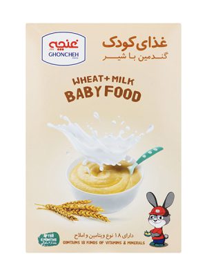 غذای کودک گندمین با شیر غنچه
