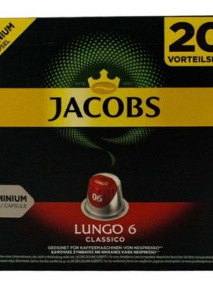 سام شاپ کپسول قهوه جاکوبز مدل Lungo Classico بسته 20 عددی
